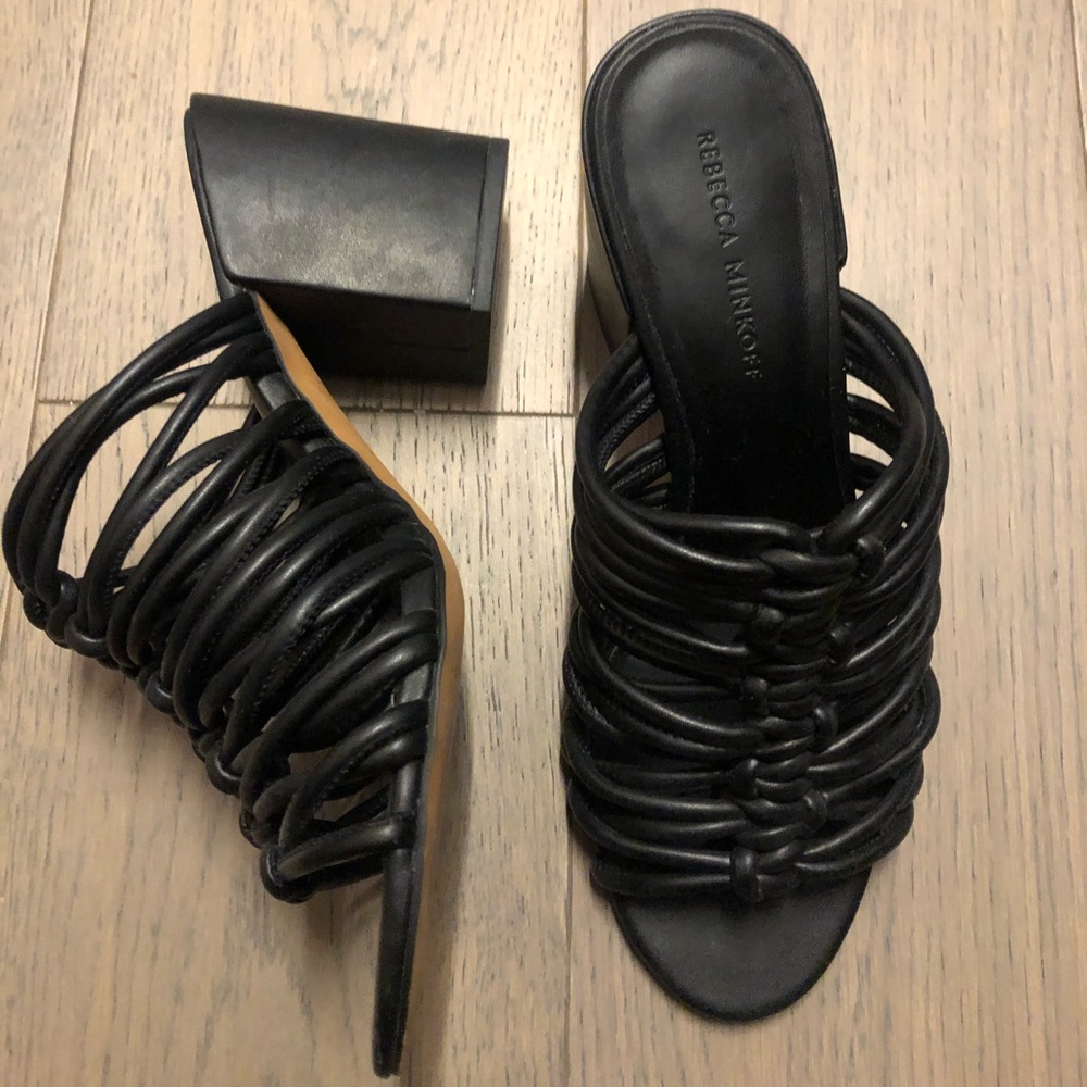 Rebecca Minkoff - Strappy Block Heel Sandals